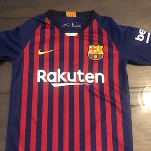 Nike FC Barcelona soccer jersey, youth small